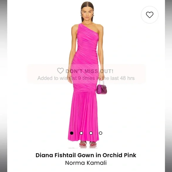 Norma Kamali | Dresses | Norma Kamali Hot Pink Dress | Poshmark